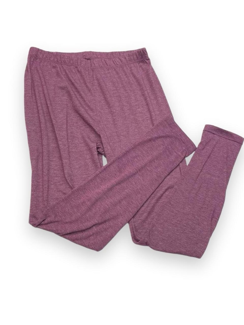 Kids Cozy Knit Leggings - Mauve Pink